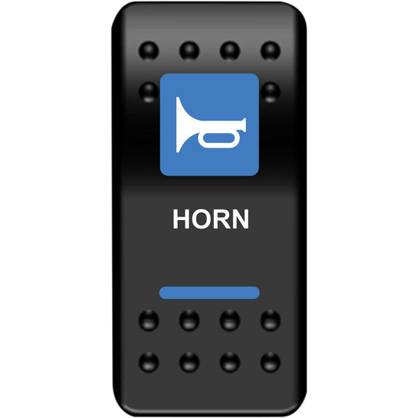 Polaris Ranger Rocker Horn Switch Blue by Moose