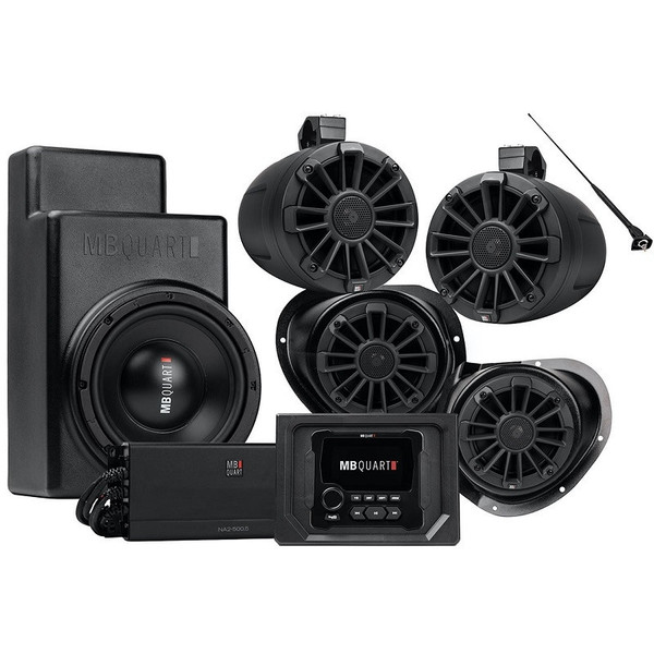 Polaris General 500 Watt Stage 5 Tuned System by MB Quart