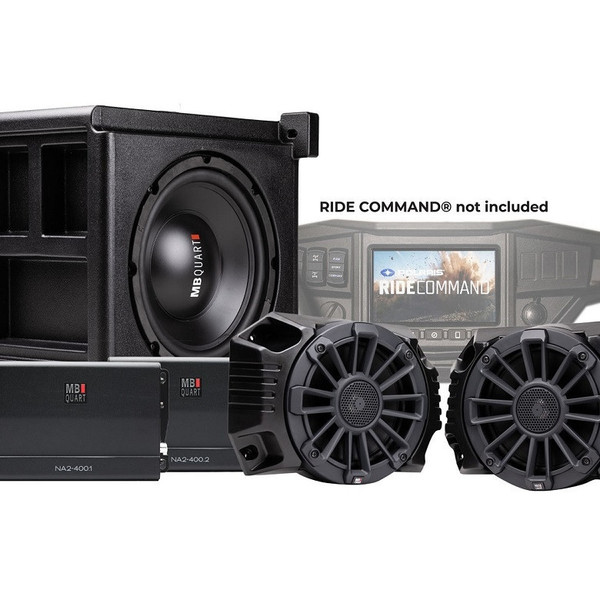 Polaris Ranger 800 Watt Stage 3 Tuned System by MB Quart - MBQRG-STG3-RC-1
