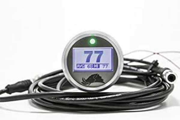 Polaris Ranger Razor Back Dimmable Infrared Belt Temp Gauge by Gboost Technology