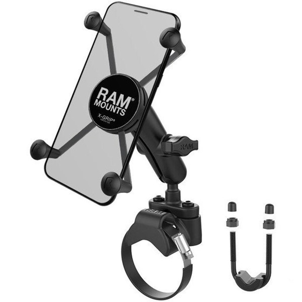 Polaris Ranger X-Grip Large Phone Mount with Rail Base by RAM Mounts