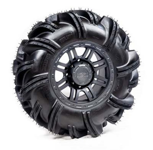 Polaris Ranger Pre-Mounted Outlaw 2 Tire With Gun Metal Gray Glide SBL-8S Wheel by Falcon Ridge