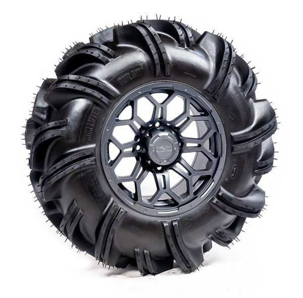Polaris Ranger Pre-Mounted Outlaw 2 Tire with Gun Metal Gray Soar HC-8S Wheel by Falcon Ridge - TWA-OL2-HC-8S-GMG-EPR