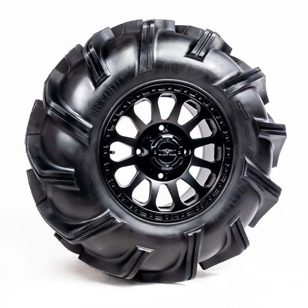 Polaris Ranger Pre-Mounted Outlaw 3 Tire with Silver and Gun Metal Gray Soar HC-8S Wheel by Falcon Ridge TWA-OL3-HC-8S-SGMG-EPR