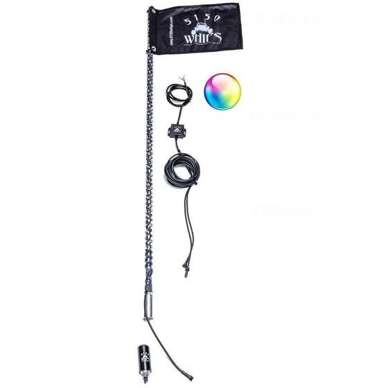 Polaris Ranger 1X187 LED Whip by 5150 Whips
