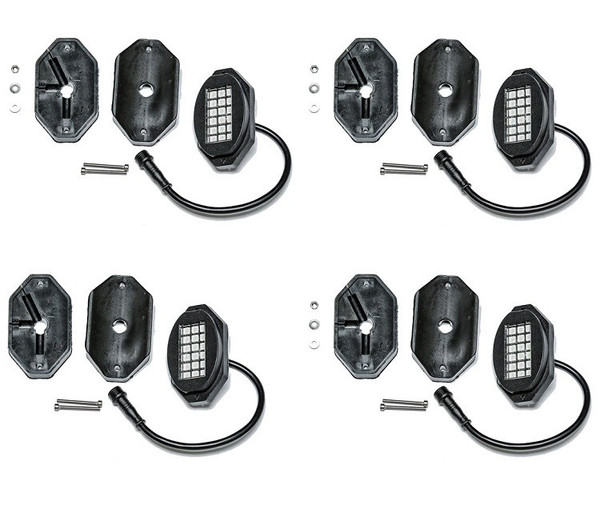 Polaris Ranger 187 Style Rock Lights With Control Harness by 5150 Whips