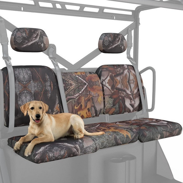 Polaris Ranger XP 1000 / Crew Camo Split Bench Seat Covers by Kemimoto