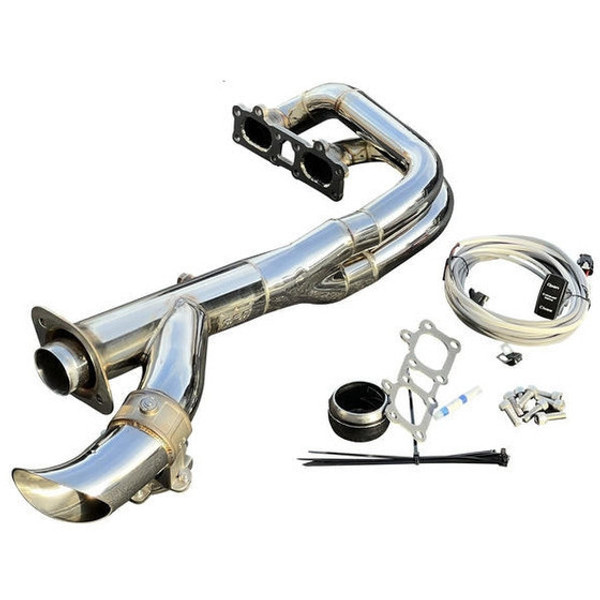 Polaris General 1000/XP 1000 2.5" E-valve Captain's Choice Side Dump Exhaust by RPM Powersports