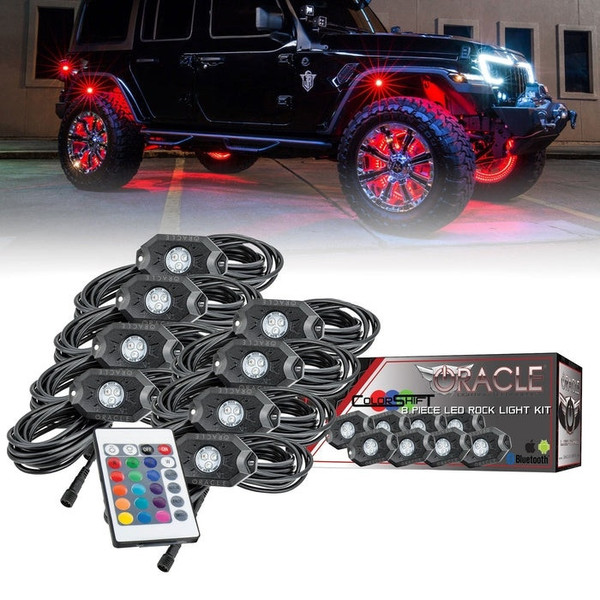 Polaris Ranger Colorshift Underbody Wheel Well Rock Light Kit by Oracle Lighting