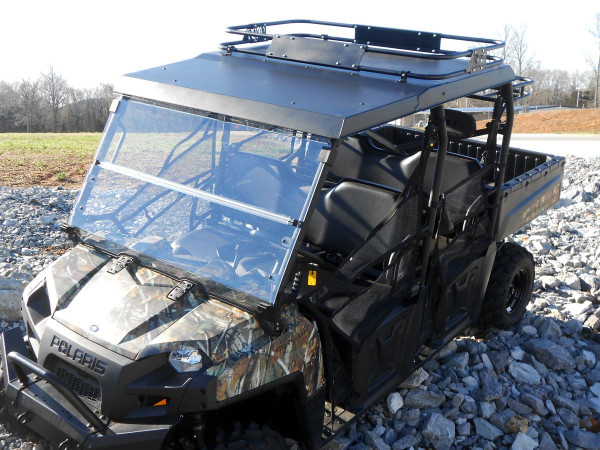 Polaris Ranger Crew 800 Two-Piece Roof (Aluminum) by Bad Dawg