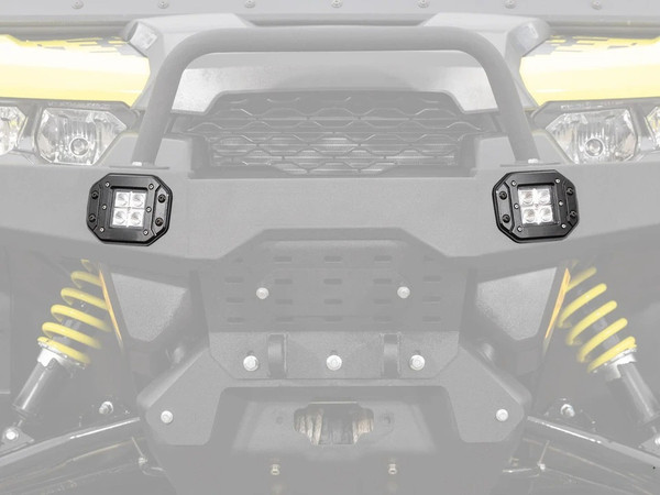 Polaris Ranger 3" LED Recessed Cube Lights by SuperATV