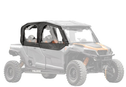 Polaris General XP 1000 Primal Soft Cab Enclosure Upper Doors by SuperATV