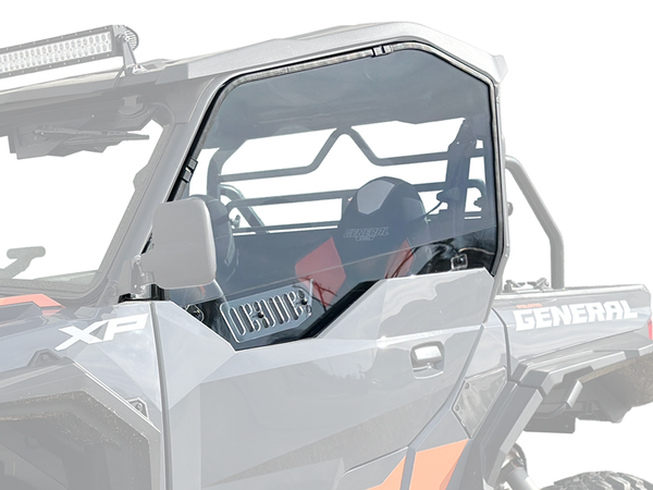 Polaris General 1000 Hard Coated Polycarbonate Upper Doors Kit by Spike Powersports