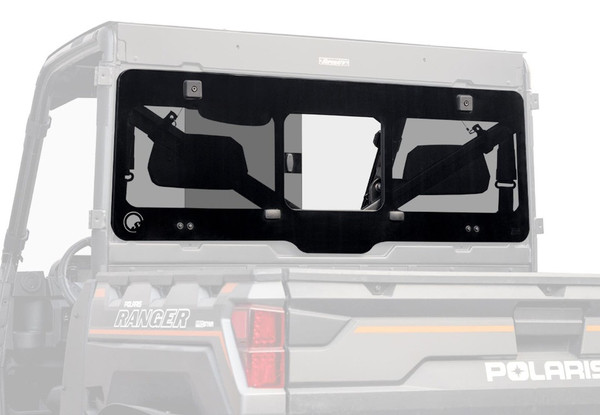 Polaris Ranger 1000 Glass Sliding Rear Windshield by SuperATV