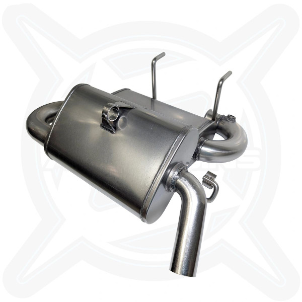 Polaris Ranger XD 1500 AA Dual Suppressor Slip-On Exhaust by Aftermarket Assassins