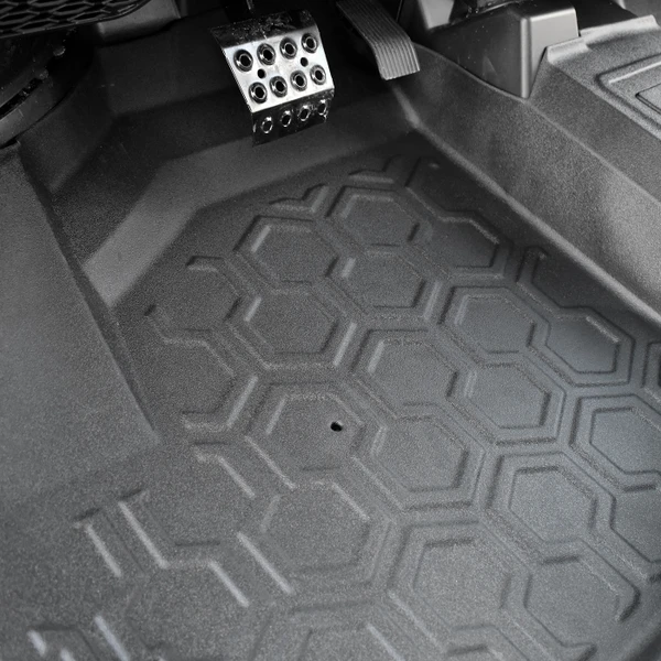 Polaris Ranger 1500 Single Cab Kit – Front Floor Mat & Rear Cargo Bed Mat (Lifetime Warranty) by TractorMat