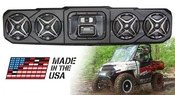 Polaris Ranger 4-Speaker Overhead Sound Bar w/MRB3 Radio and 200watt Amplifier by SSV Works