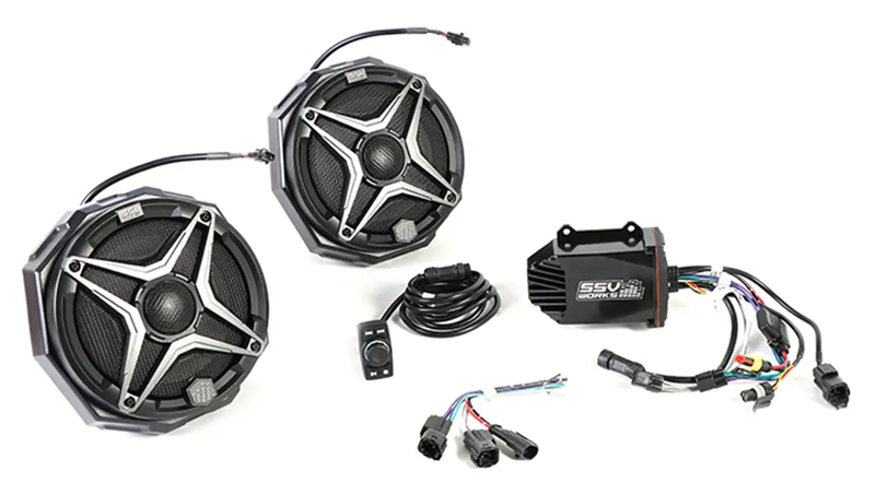 Polaris Ranger 2-Speaker SxS Cage Audio Kit with 1.75