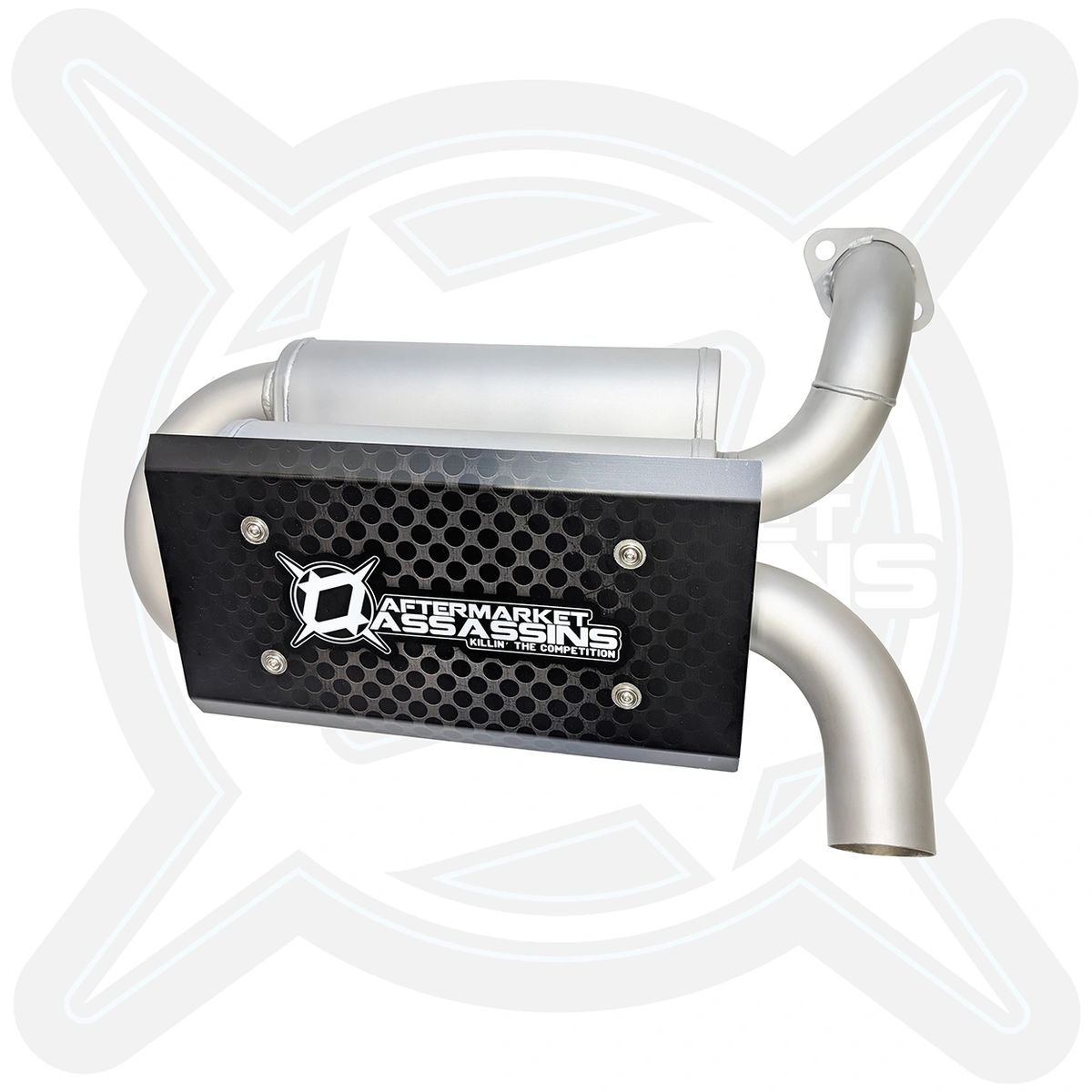 Polaris General AA Dual Suppressor Slip-On Exhaust by Aftermarket