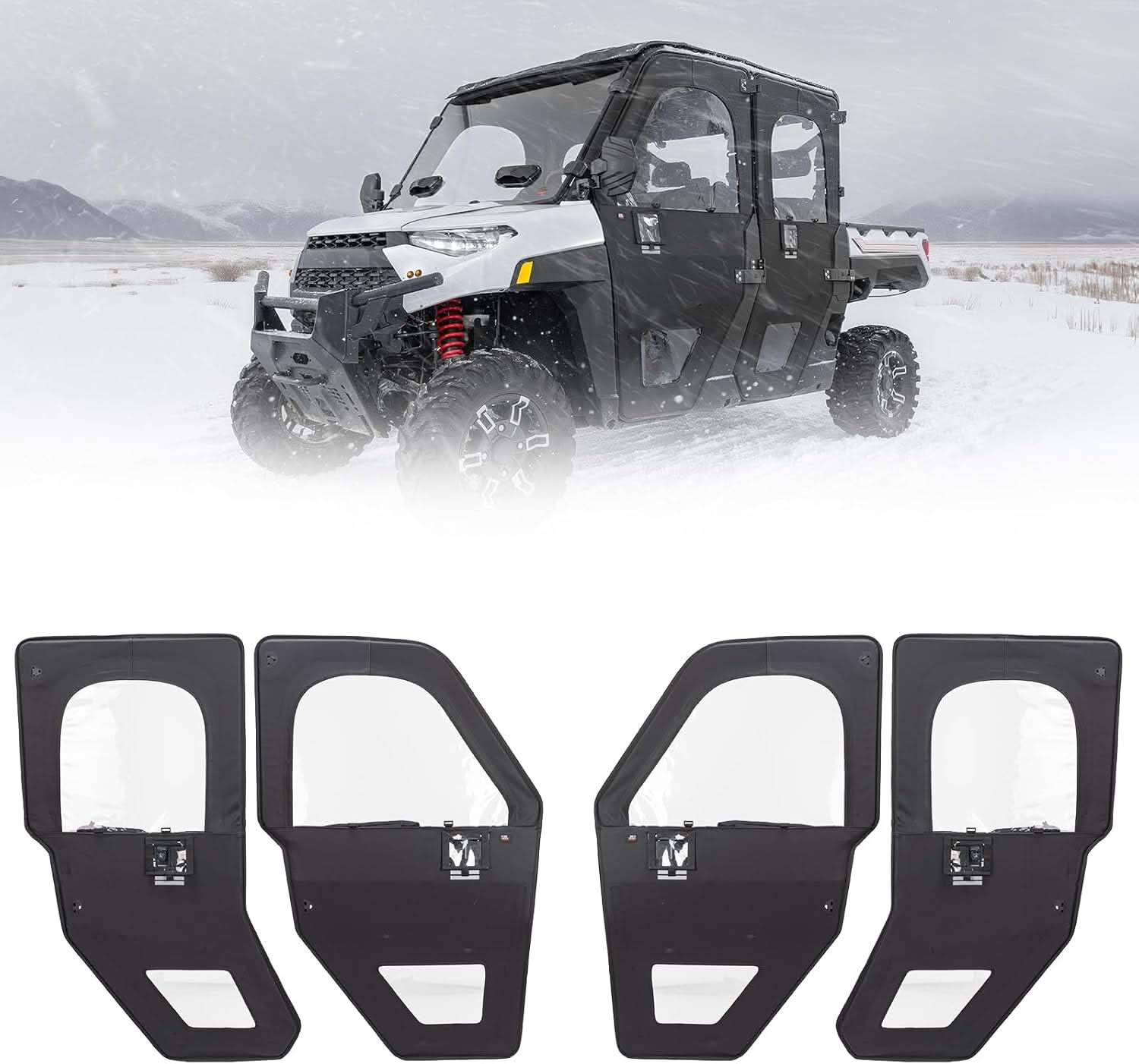 Polaris Ranger CREW XP 1000 Doors With Steel Frame by Kemimoto