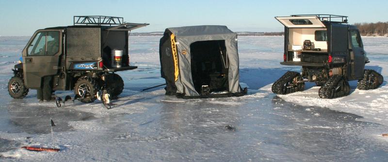 Ice Fishing & Ice House Accessories: Catch Cover