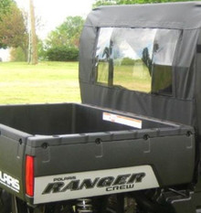 Polaris Ranger Crew 900/570/1000 Fullsize Soft Rear Windshield by Over Armour Offroad