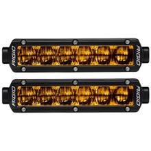Polaris Ranger SR-Series PRO DOT/SAE J583 6 Inch Fog Light Selective Yellow Surface Mount Pair by Rigid