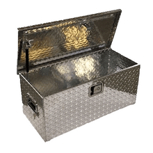 Hornet Outdoors Medium Diamond Plate Aluminum Tool Box for Polaris