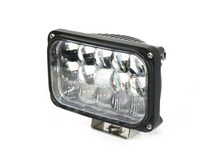 Polaris Ranger 4X6 Inch Work Light/Headlight 45 Watt High/Low Tempest Series by Quake LED