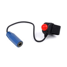 Polaris Ranger Motorcycle Velcro Mount PTT with Offroad Connector by Rugged Radios