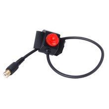 Polaris Ranger Motorcycle Velcro Mount PTT with RCA Connector by Rugged Radios