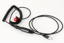 Polaris Ranger Quick Disconnect Hole Mount PTT by Rugged Radios