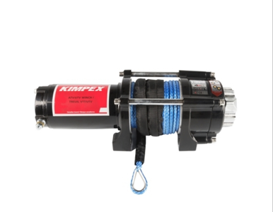 Polaris Ranger Crew XP 1000 Synthetic 3500LB Winch and Winch Mount