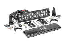 Polaris Ranger 12-inch Cree LED Light Bar - (Dual Row | Black Series) by Rough Country