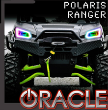 Polaris Rannger 570/900/1000 Dynamic ColorSHIFT RGB+W Headlight Halo Kit by Oracle Lighting