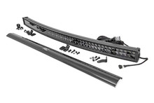 Polaris Ranger 50 Curved Cree LED Light Bar - (Dual Row | Black Series with Cool White DRL) by Rough Country