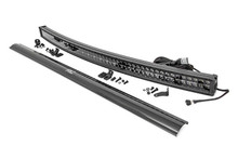 Polaris Ranger 54 Curved Cree LED Light Bar - (Dual Row | Black Series with Cool White DRL) by Rough Country