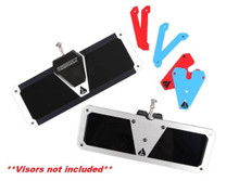 Polaris Ranger Colored Bezels Ghost Tinted Sun Visor by Assault Industries