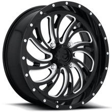 Polaris Ranger Fuel Kompressor D641 Gloss Black Wheel Set by Fuel Off-Road