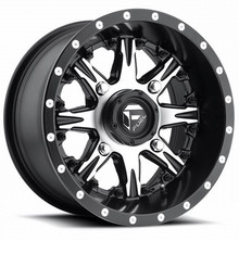 Polaris Ranger Fuel Nutz D541 Black and Machined Wheel by Fuel Off-Road