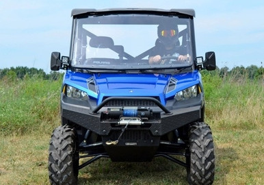 Polaris Ranger XP 1000 Scratch Resistant Flip Windshield by Super ATV
