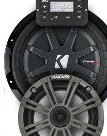 Polaris Ranger XP 1000 5-Speaker Kicker Audio System by SSV Works
