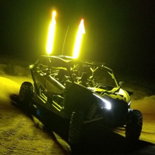 Polaris Ranger Yellow Safety Whip by Pyramid Whips