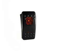 Polaris Ranger LED Rocker 12V Yellow Switch by Race Sport Lighting