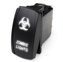 Polaris Ranger LED Rocker Switch w/ White LED Radiance Zombie Lights by Race Sport Lighting