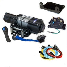 Polaris Ranger 4500 lbs UTV Winch with Steel Cable Wide by KFI Products