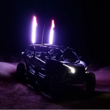 Polaris Ranger White Safety Whip by Pyramid Whips