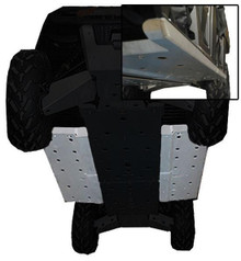 Polaris Ranger Crew 800 2-Piece Rock Slider & Floorboard Skid Plate Set by Ricochet Off-road