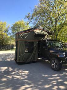 Polaris Ranger Apex 3 Green Tent by Hutch Tents