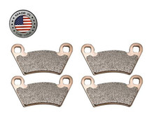 Kupferfaser Bremsbeläge Für Polaris Ranger (2004-2014) – Vorne & Hinten, 8 Stück Set, Hohe Temperaturbeständigkeit